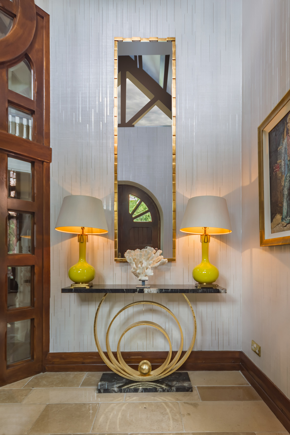 Designer Hall Table