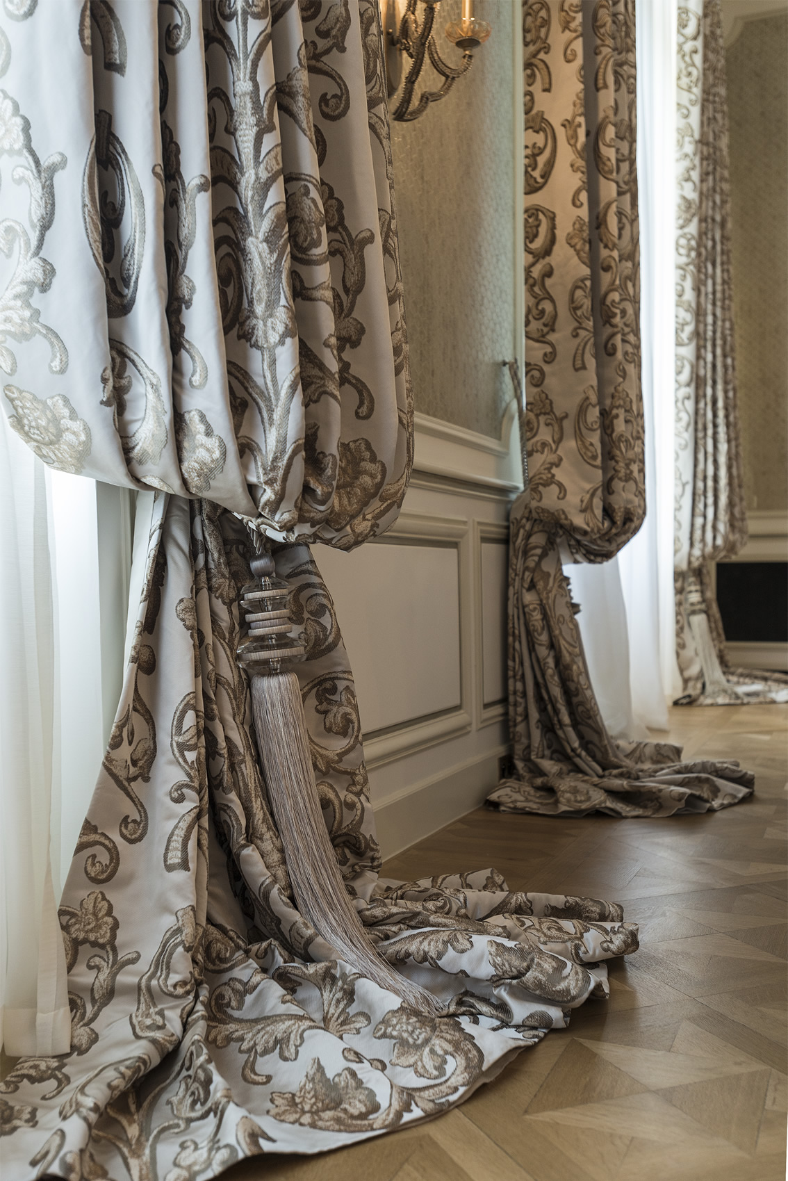 Elegant Draping Curtains