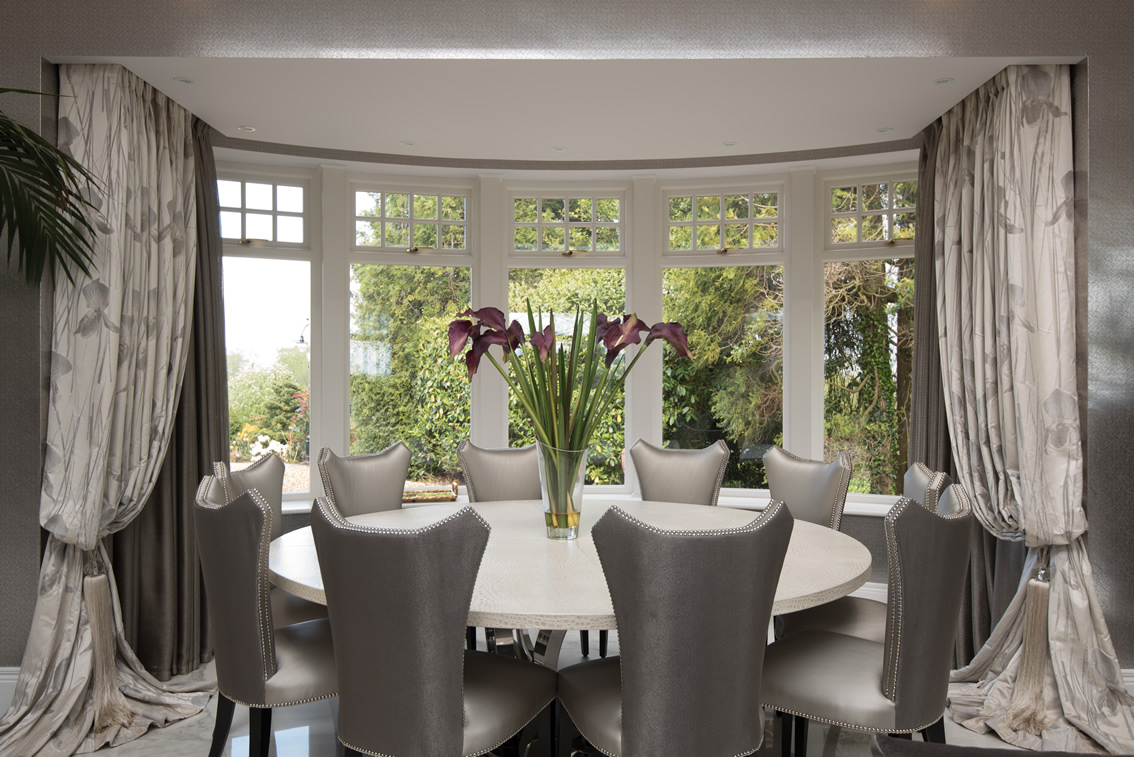 Bright Stylish Dining Area