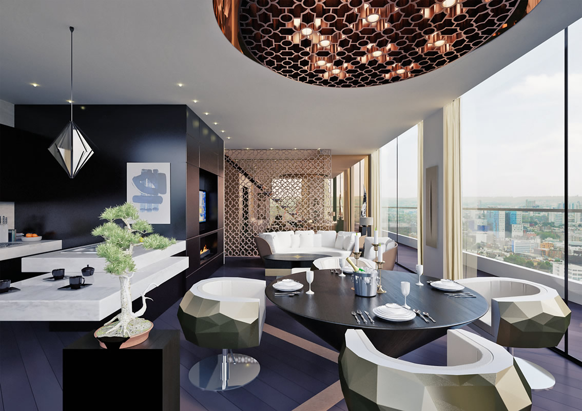 Kitchen and Dining Area