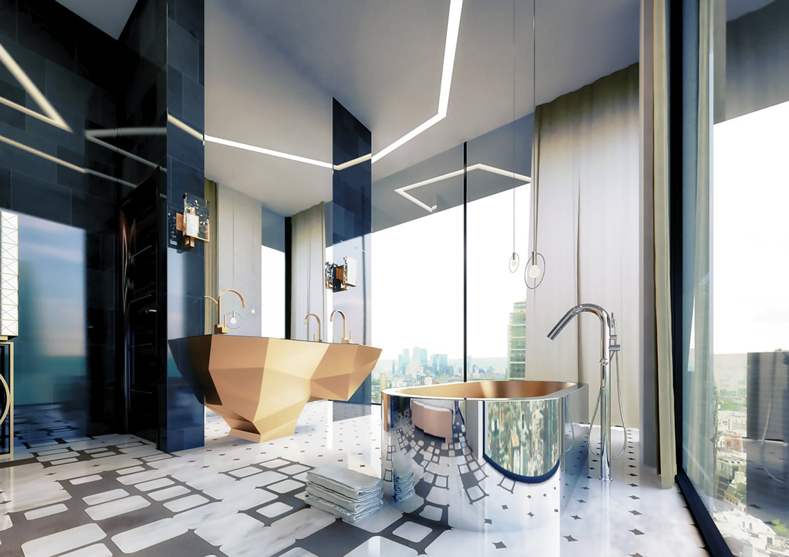Bright Modern Bathroom