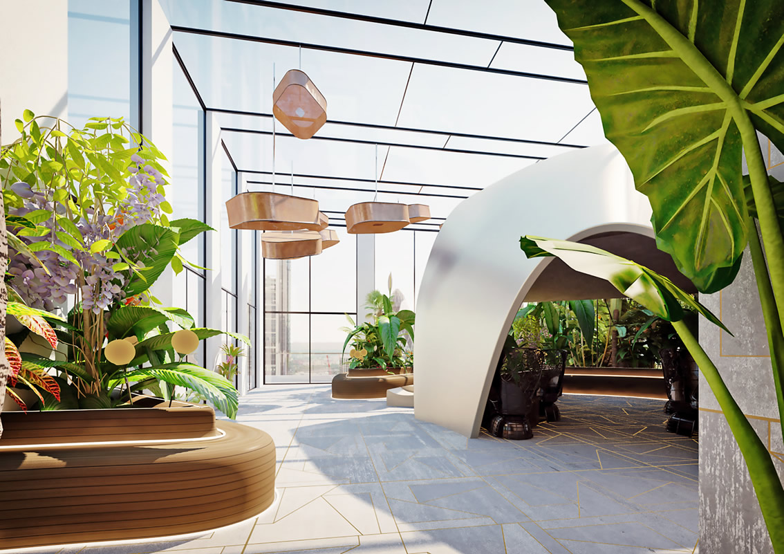 Modern Garden Area