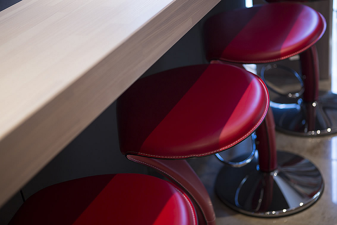 Red Kitchen Stools