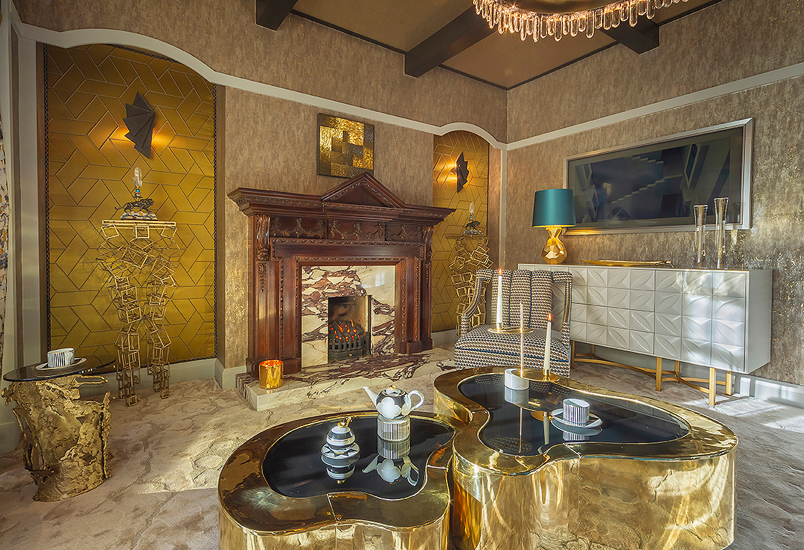 Beautiful Gold Tables