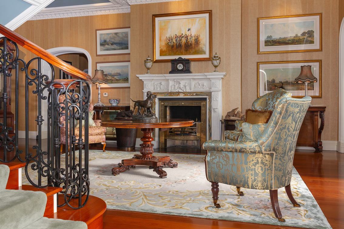 Seating Area Beside Staircase