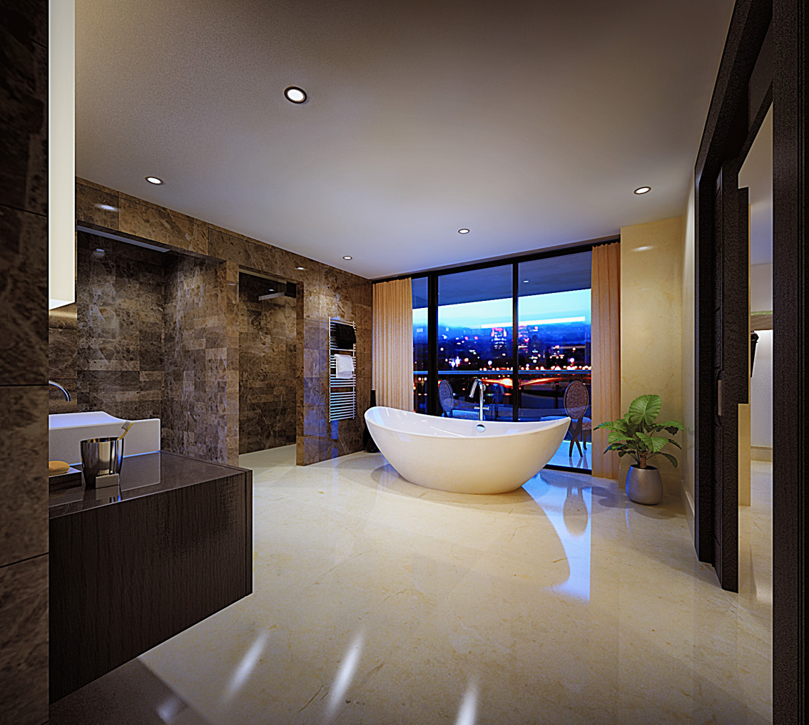 Large Luxury Bathroom