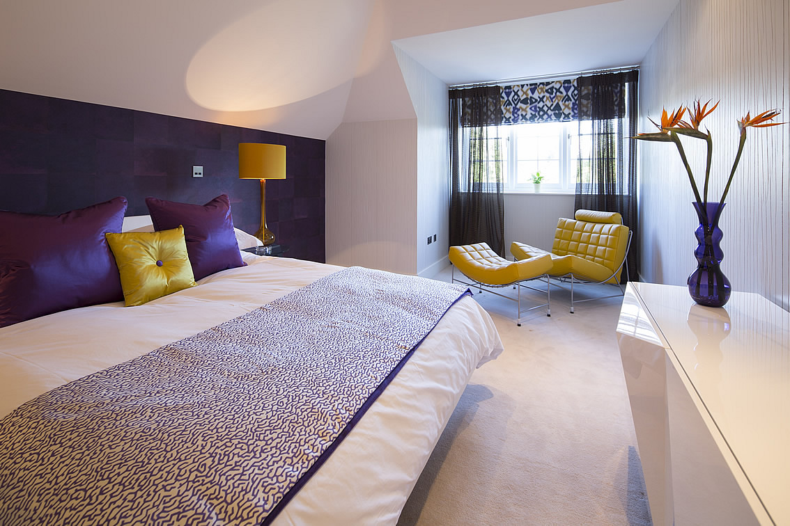Purple and Yellow Luxury Furnishings