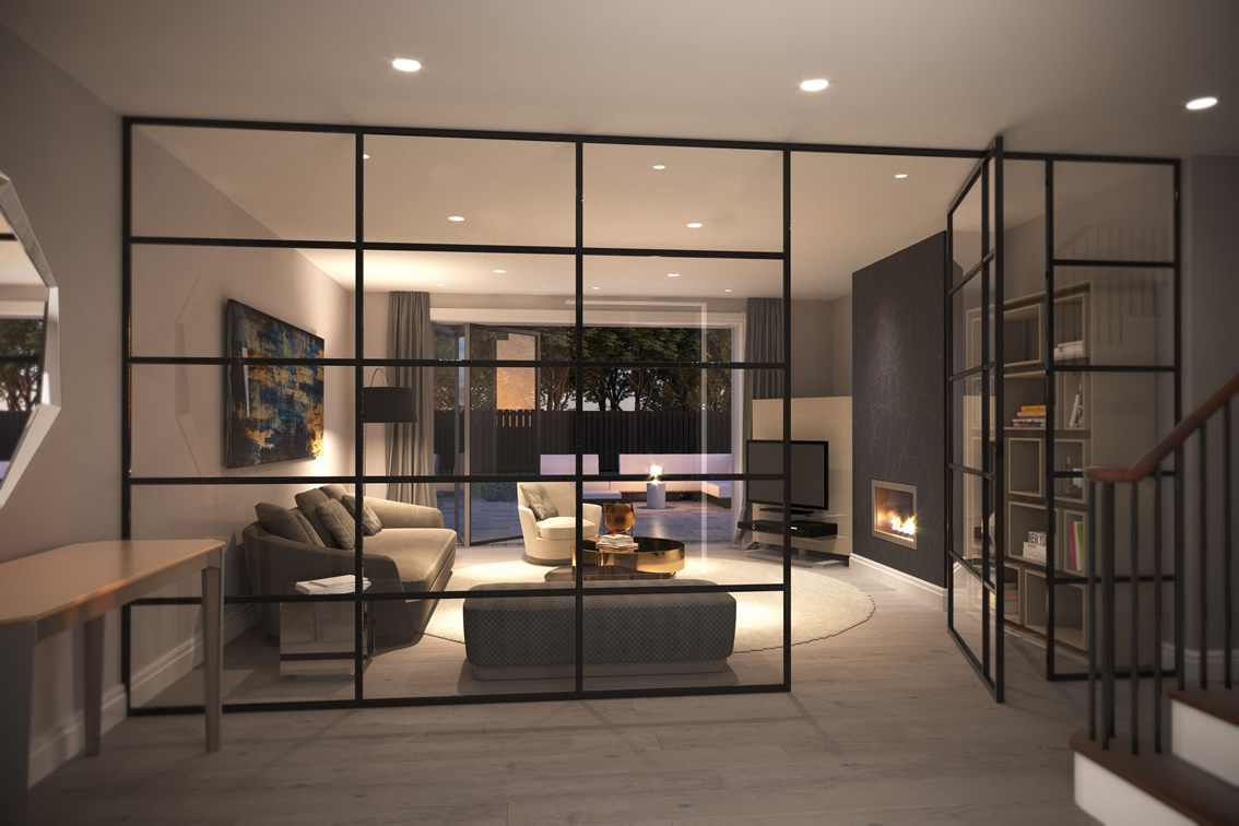 Feature Glass Wall