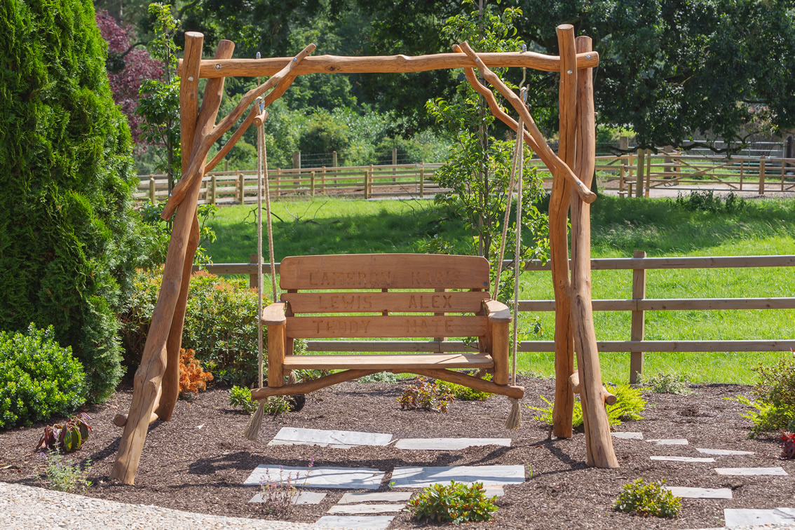 Wooden Garden Swing Seat