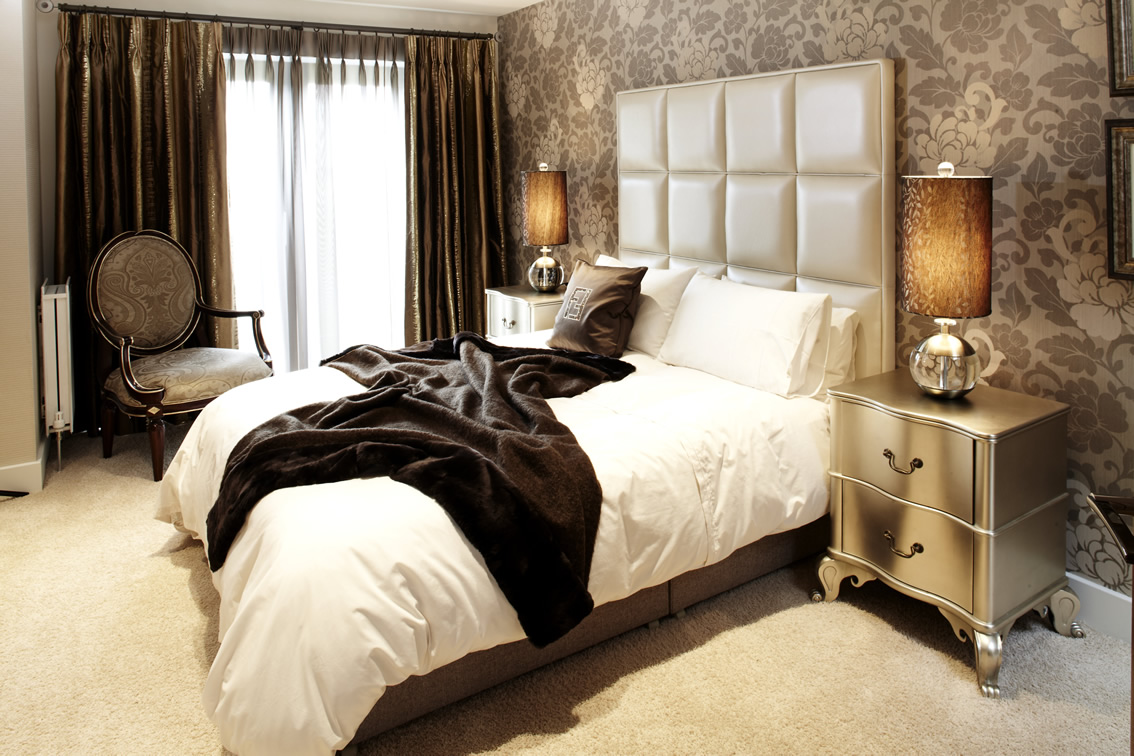 Elegant Penthouse Bedroom