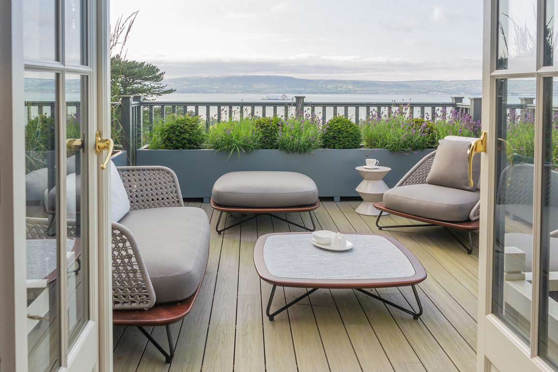 Beautiful Patio Overlooking Belfast Lough