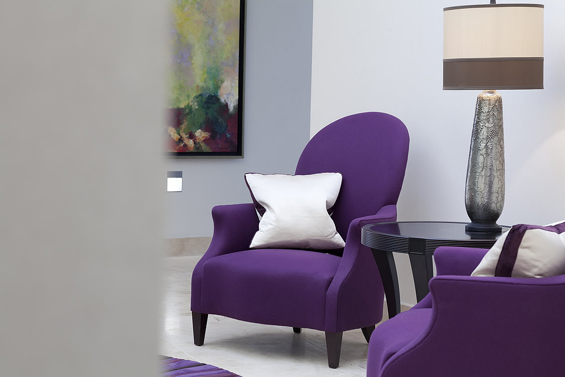 Stylish Purple Chairs
