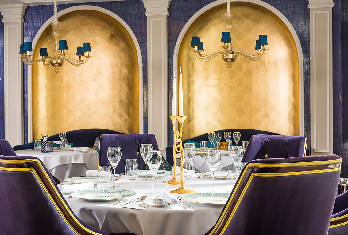 Luxurious Navy Blue Dining Chairs