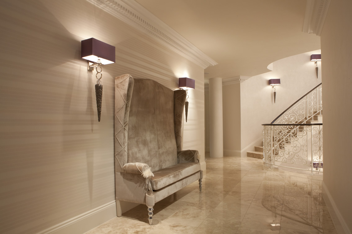 Feature Seating in Hallway