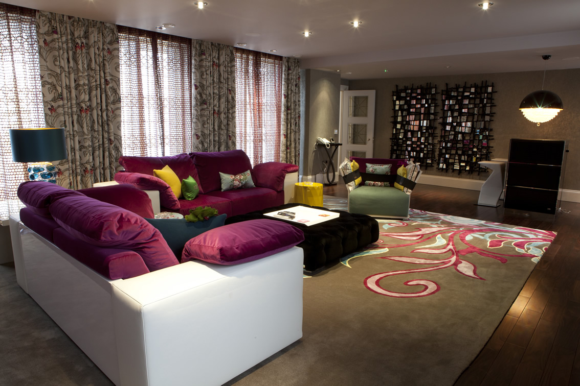 Colourful Seating Area