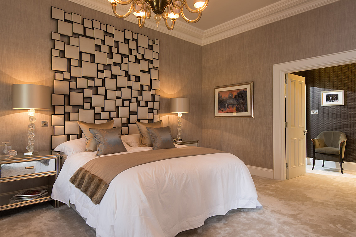 Beautiful Bedroom with Feature Headboard