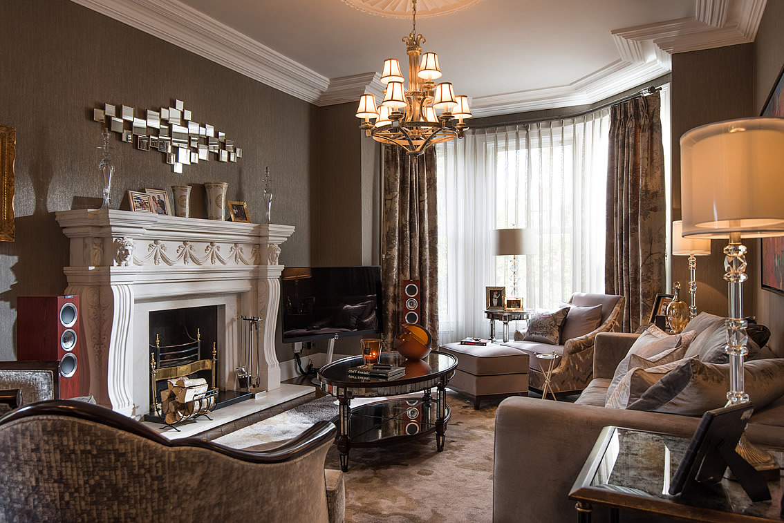 Elegant Neutral Drawing Room