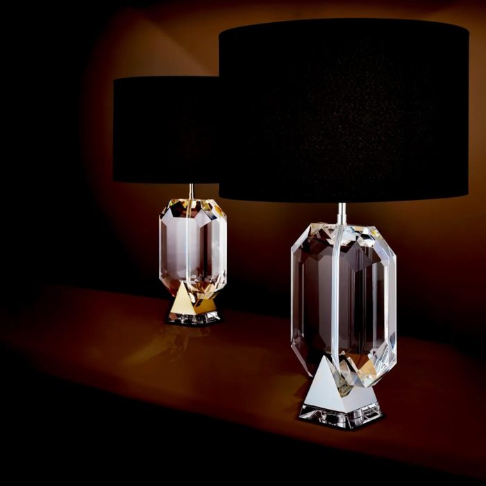 Eichholtz Emerald Table Lamp and Shade Pair