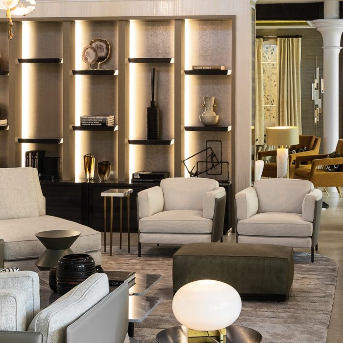 Minotti Armchair Pair