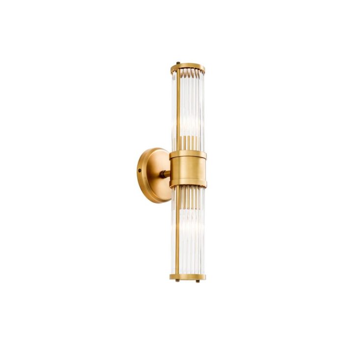 Eichholtz Antique Brass Wall Lights