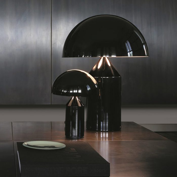 Oluce Atollo Table Lamp Illuminated