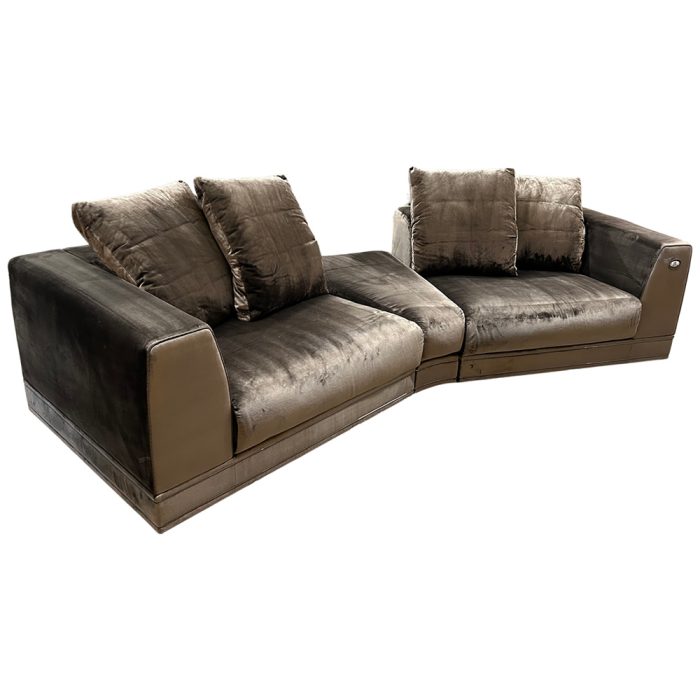 Fendi Velour Sofa Different Angle
