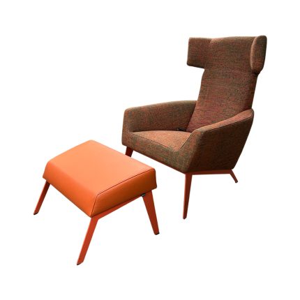 LeoLux Armchair and Footstool